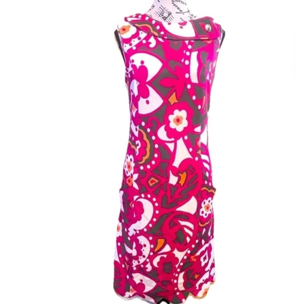 Lilly pulitzer Taea Olive Off the Wagon Dress size 8